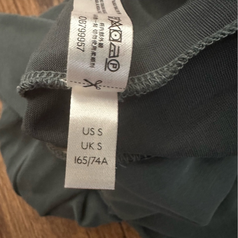 Free People Green harem oversized relaxed pants Bottoms size small FP movement - Picture 8 of 9